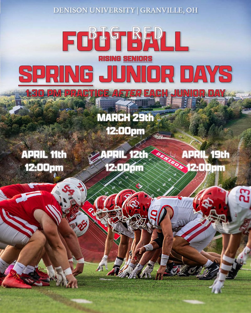 Denison Football tweet media