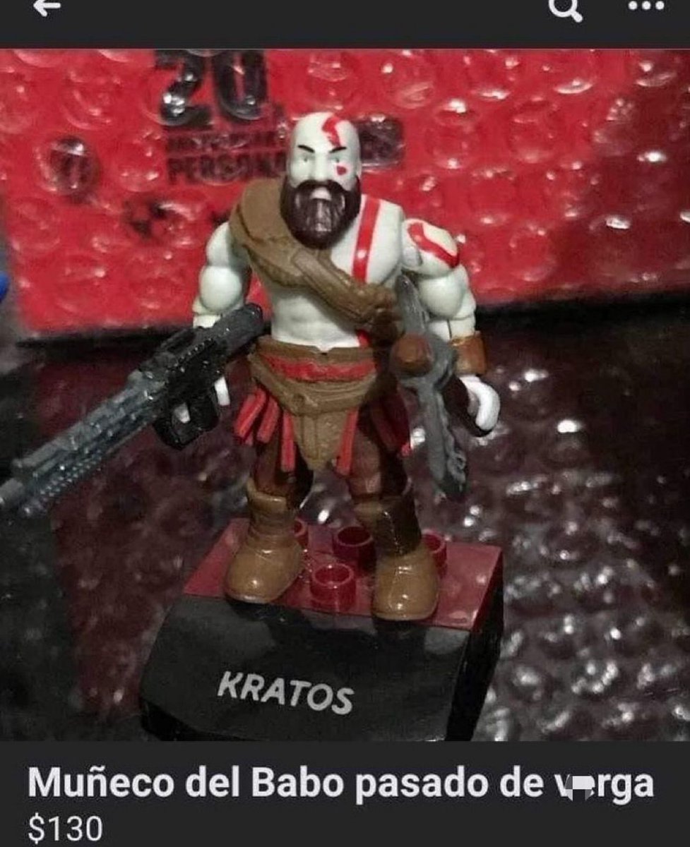 muñeco del babo pasado de verga