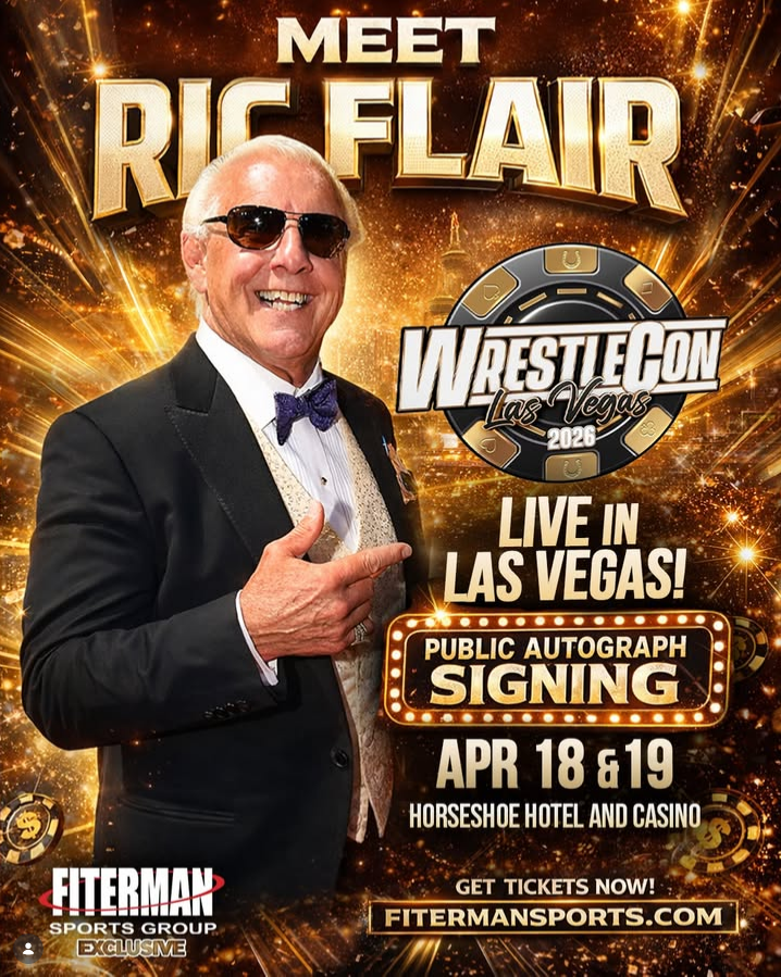 wrestlecon's tweet image. WOOOOOOO!!! Its the Nature Boy!