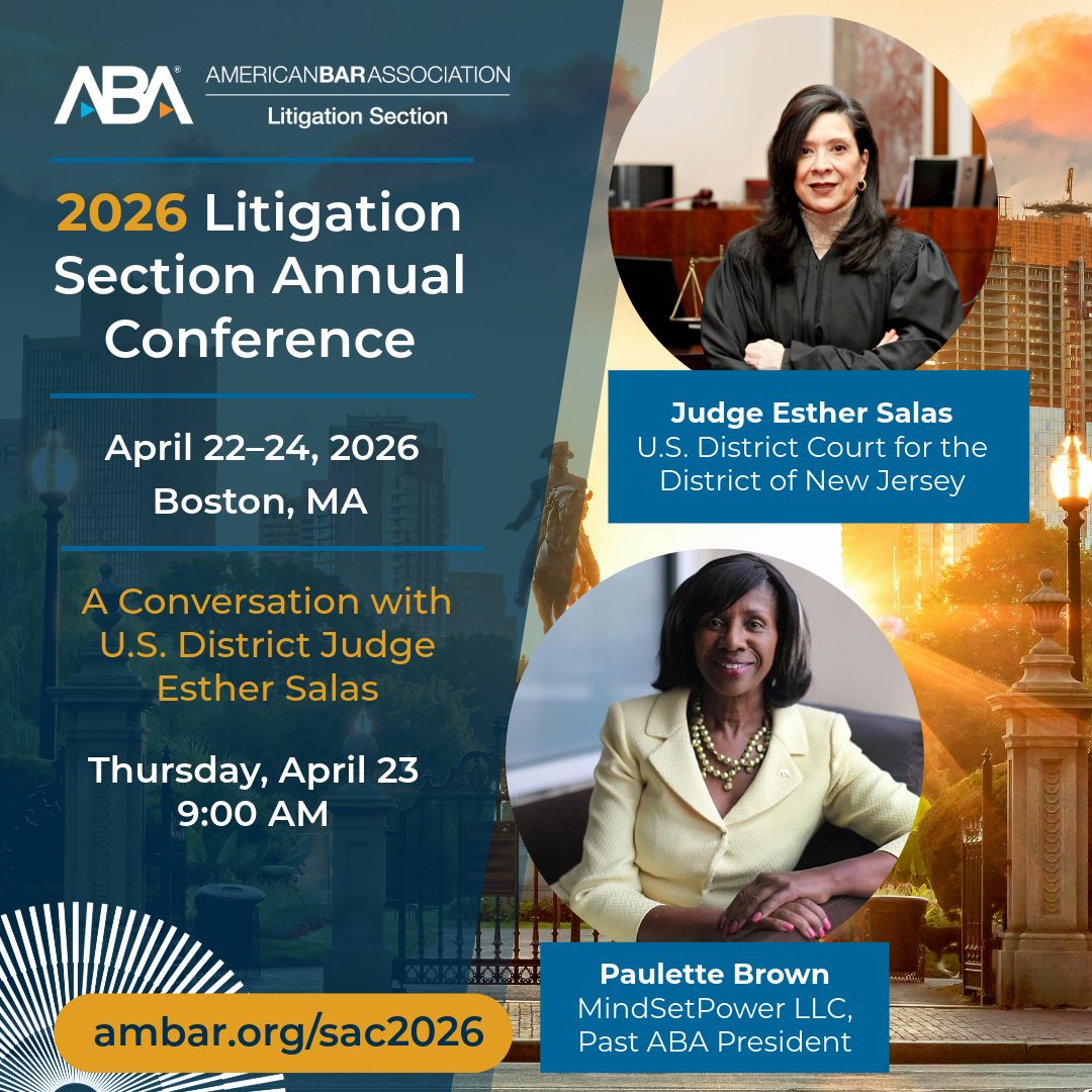 ABA Litigation Section tweet media