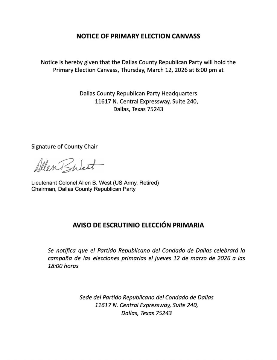 Dallas County GOP tweet media