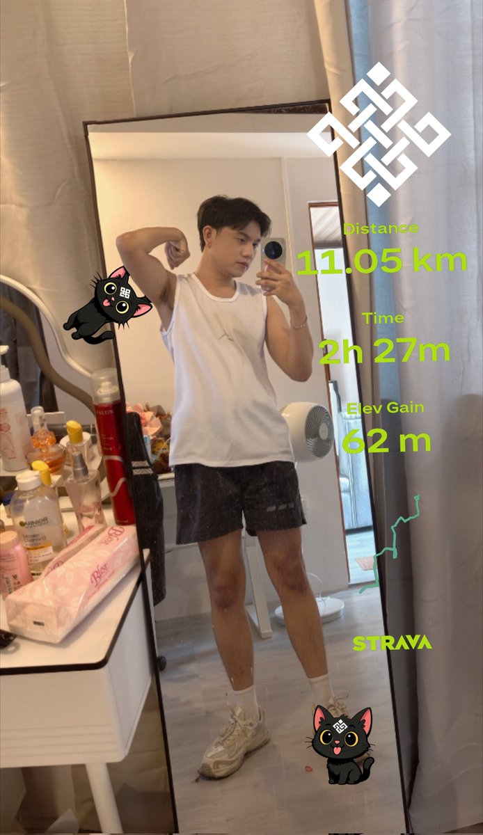 Gritual Everyone 💚🐈‍⬛

Today i just finished 11.05 Km Run!not bad for a beginner.  💚🏃

<a href="/ritualnet/">Ritual</a>
<a href="/nft_hinata_eth/">Hinata</a>
<a href="/Kash_060/">Kash (❖,❖)</a>
<a href="/Jez_Cryptoz/">Jez ritual/acc (❖,❖)</a> 
<a href="/joshsimenhoff/">Josh (❖,❖)</a>