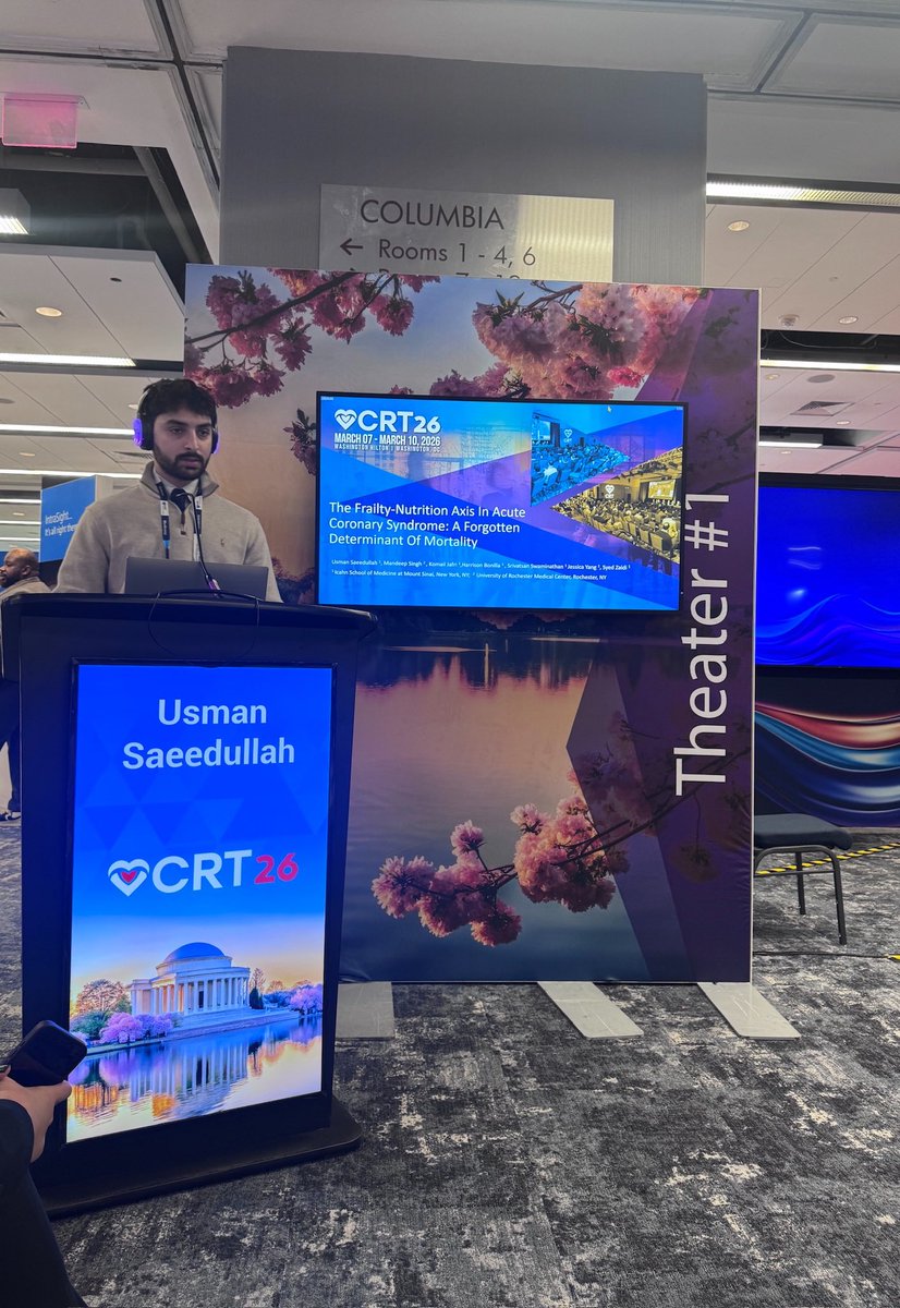 usman_sa1's tweet photo. Amazing weekend presenting my research @CRT_meeting #cardioX https://t.co/geTetPdBDy
