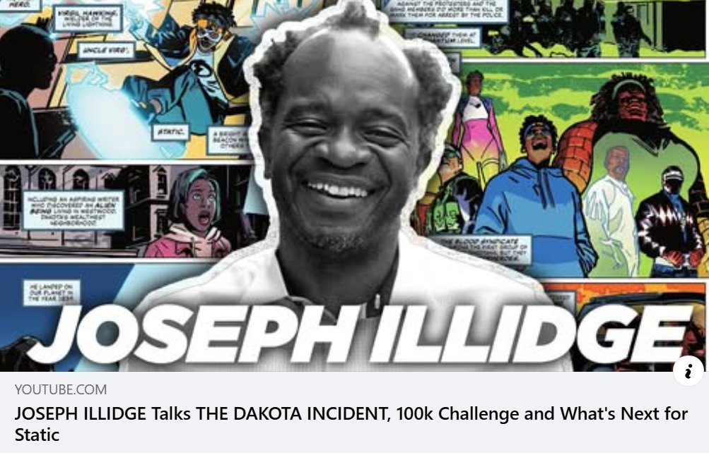 My full interview with <a href="/BJKICKS/">BJ KICKS</a> about NEW HISTORY OF THE DC UNIVERSE: THE DAKOTA INCIDENT from <a href="/DCOfficial/">DC</a> <a href="/DakotaUniverse/">Milestone Media</a>  
THE DAKOTA INCIDENT 100K CHALLENGE and 
What's Next... youtu.be/iTIKDLFPlpg?si… via <a href="/YouTube/">YouTube</a>