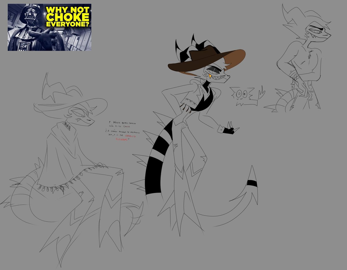 angelessinfin's tweet image. Old doodles because yall seem to like them. #HELLUVABOSS #STRIKER #HELLUVABOSSSTRIKER