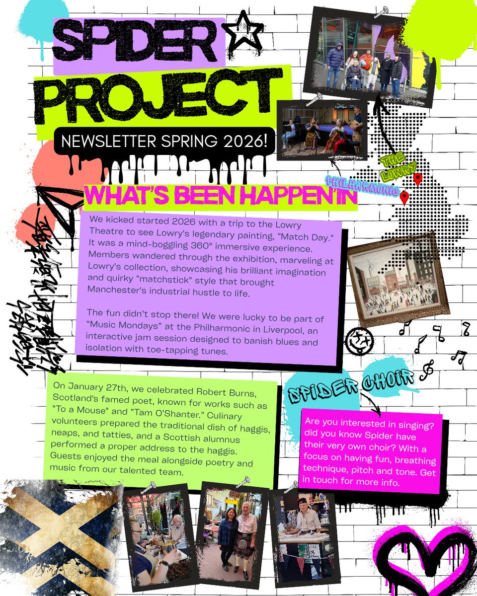 SpiderWirral's tweet photo. The Spider Project Spring Newsletter is here!

Take a read of all the stuff the Spider have been up to! ☝

#spiderproject #wirral #uk #creativearts #recovery #mentalhealth #mentalhealthawareness #volunteering #volunteer #cic #arts #community #birkenhead #artsinrecovery https://t.co/HnWo3ZnUrw