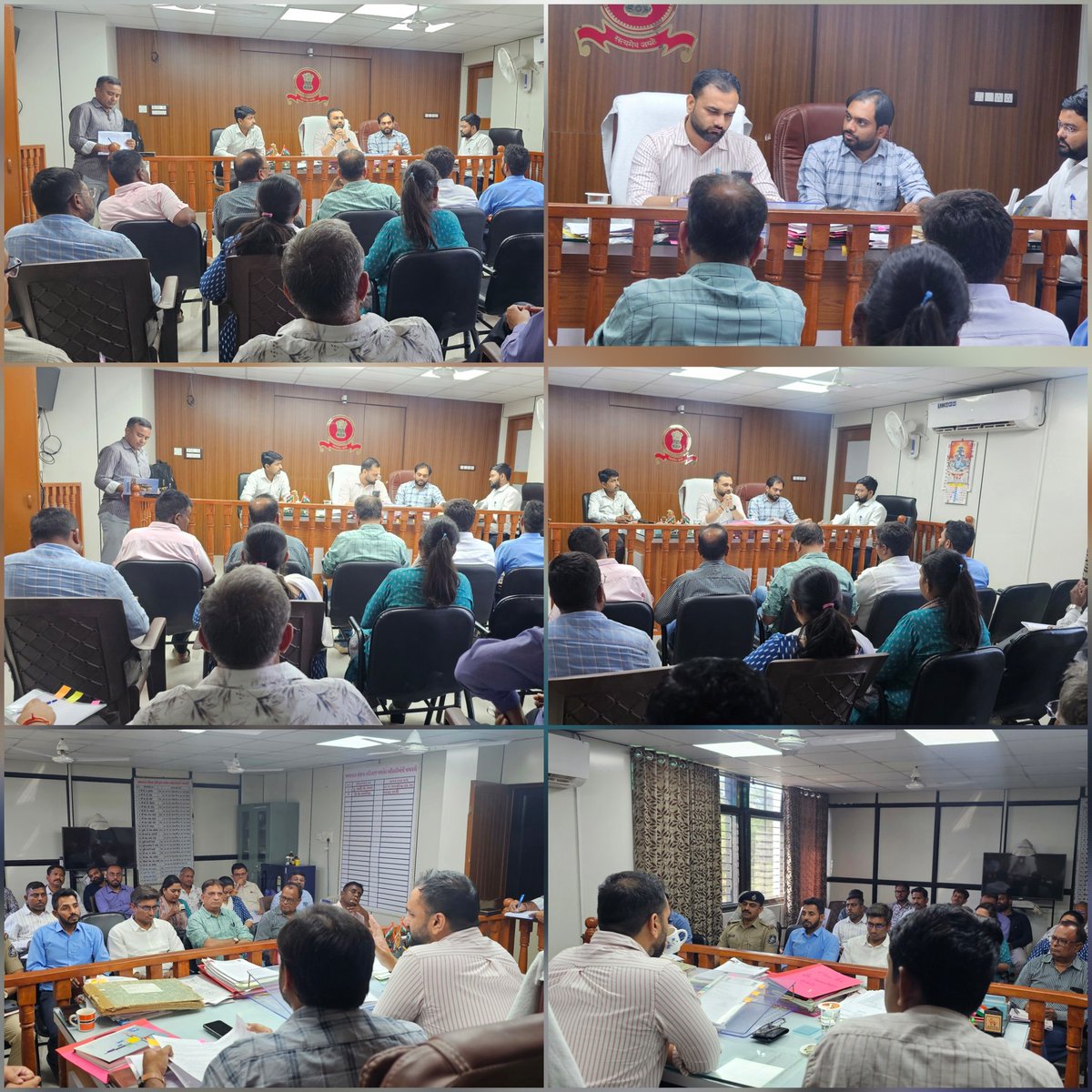 આજરોજ માન.મદદનીશ કલેકટરશ્રી પેટલાદની અધ્યક્ષતામાં તાલુકા સંકલન અને ફરિયાદ સમિતિની બેઠક યોજવામાં આવી. જેમાં ઉપસ્થિત અધિકારીશ્રીઓ તથા પદાધિકારીશ્રીઓ સાથે તાલુકાના આંતર વિભાગીય પ્રશ્નોની વિવિધ રજૂઆતો સાંભળી અધ્યક્ષસ્થાનેથી સંબંધિત વિભાગને જરૂરી કાર્યવાહી કરવા સૂચનો કરવામાં આવ્યા.