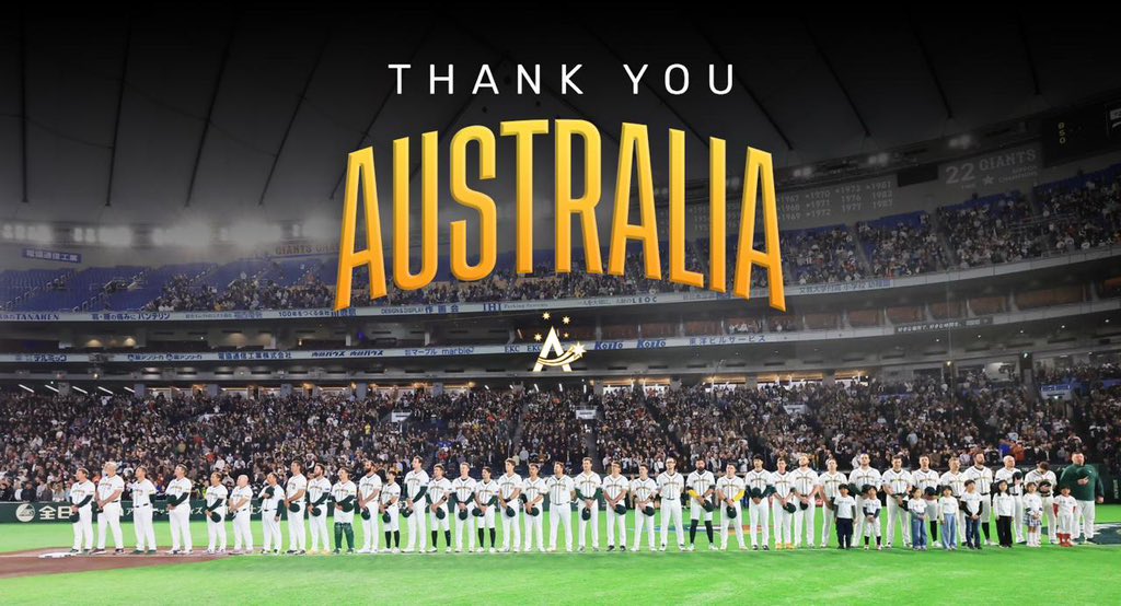 Team Australia ⚾️ tweet media