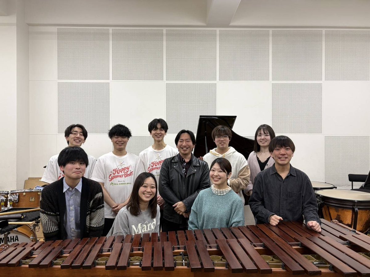 昭和音楽大学 打楽器科 tweet media