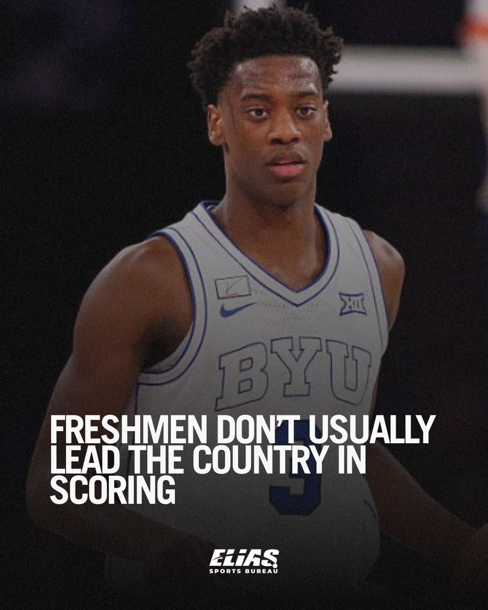 EliasSports's tweet photo. The leading scorer leads all of @NCAA is a freshman, and might not even enter the draft. https://t.co/GY3dIAyD9W