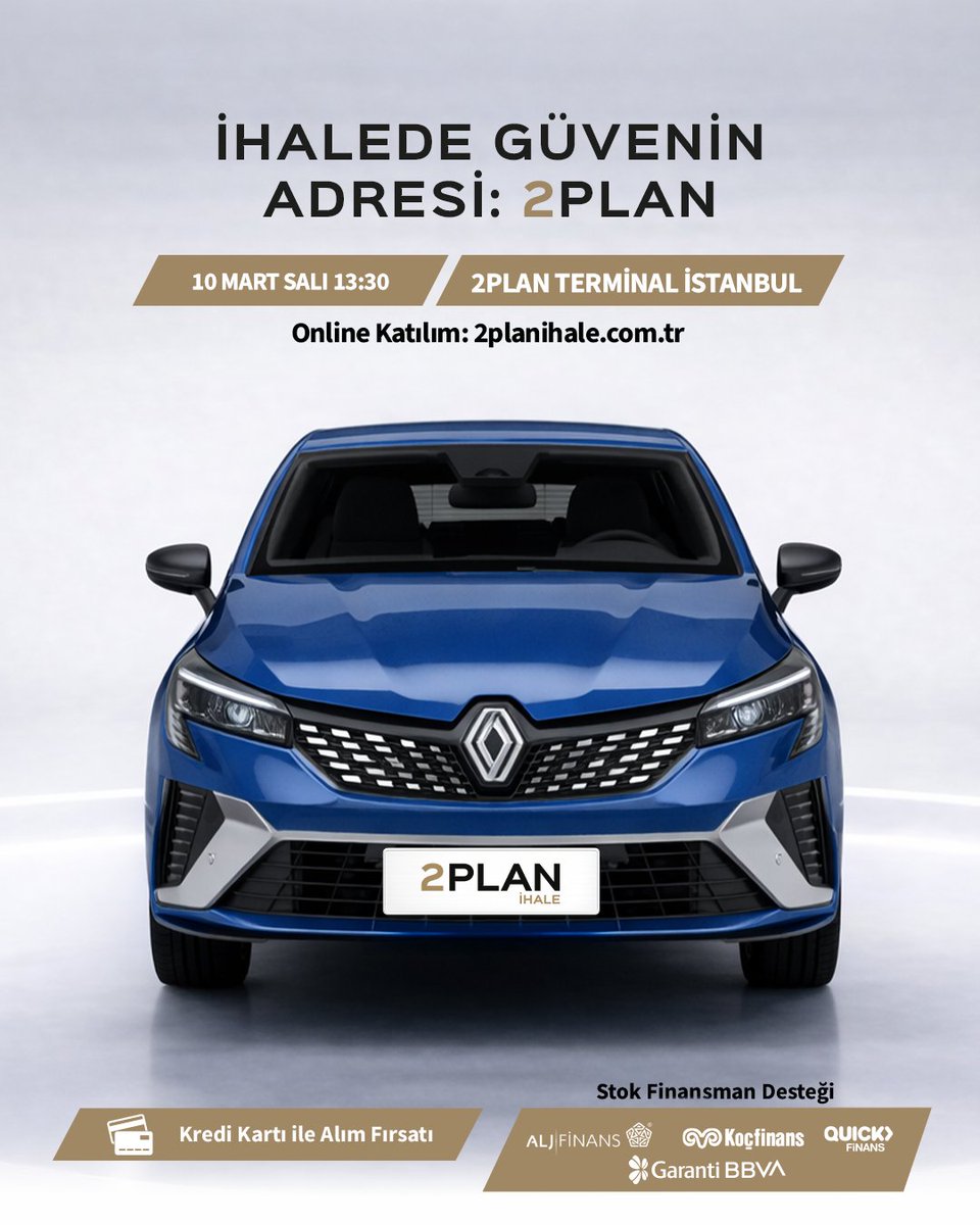 2plantr's tweet image. Kazançlı fiyatlar, detaylı raporlar ve şeffaf teklif süreciyle 2plan İhale’de profesyonellere özel alım fırsatları sizi bekliyor. Online platformdan hemen katılın, fırsatları kaçırmayın.

🗓️: 10 Mart 2026 Salı, 13:30
💻: Online katılım: 2planihale.com.tr

#2PLAN #2PLANİhale