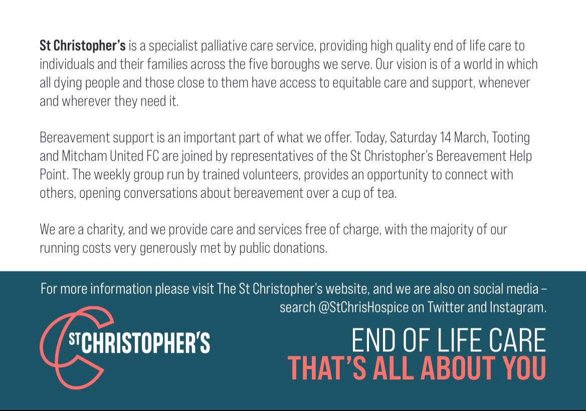 Tooting & Mitcham United FC tweet media