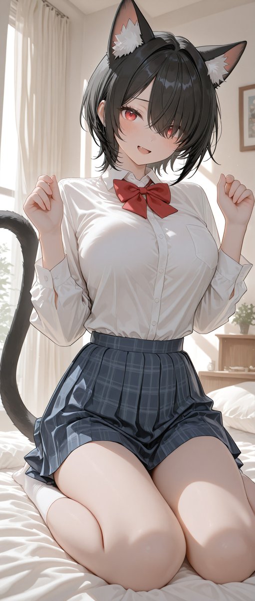 Ioptia_alt's tweet photo. たまにはということで！🐈‍⬛

るか SFW https://t.co/F7u3pfBAoi