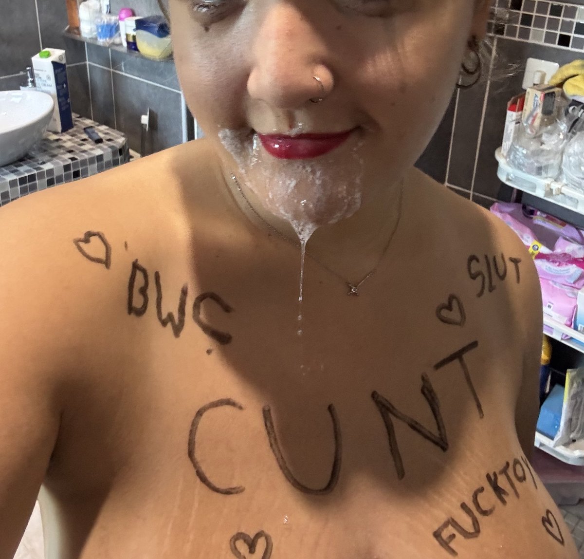 ur_bun_bun's tweet photo. Might be late but don't care!
Happy International Cunts Day❤️
#Patriarchy #Malesupremacy #Misogyny #cumdump #cumslut #cumrag #just3holes #rapeme #abuseme #rapebait #rape #abuse #FuckFeminism #MAGA #IKnowMyPlace #cunt #toy #noncon #InferiorCunt #rapemeat #WhiteSupremacy #AnalOnly https://t.co/ligZ6MHPZk