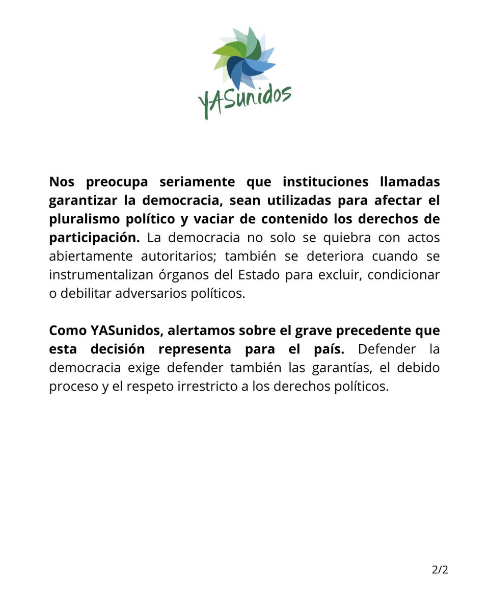 YASunidos tweet media