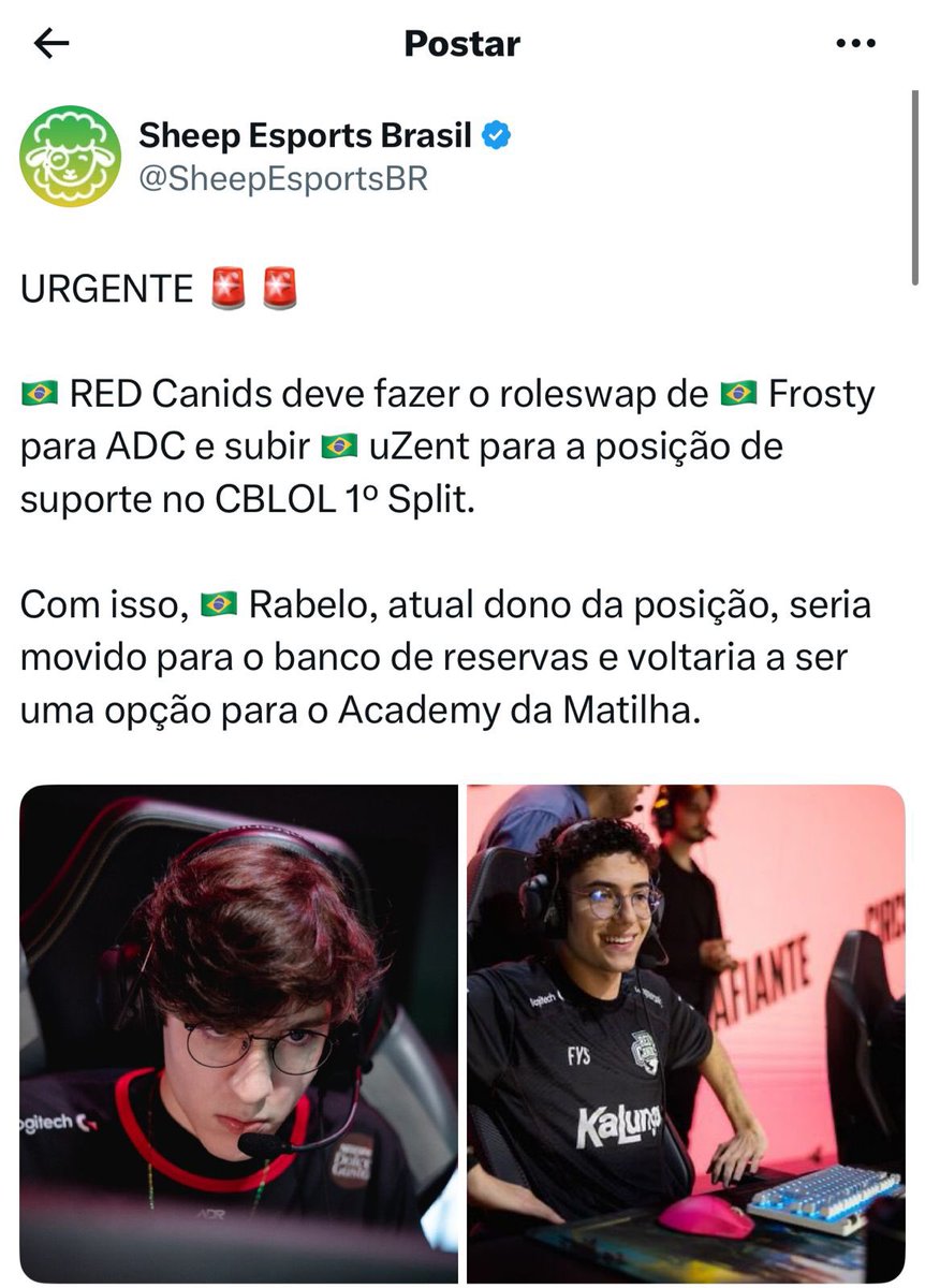 NoiseSpaceLoud's tweet photo. Todas essas notícias postadas recentemente já haviam sido informadas em nosso grupo do WhatsApp anteriormente, tudo em primeira mão pra vocês… 
Se ainda não fazem parte do nosso grupo e queiram ficar antenados sobre tudo que rola nos bastidores do CBLOL, cola com a gente… 
📡Notícias dos bastidores e tudo que está rolando de fofoca, com foco principal (é claro) na nossa Loud!

OBS: informações não foram postadas anteriormente em nossa página devido aos ataques destinados a página em última publicação noticiando a intenção da Loud a respeito da troca do Jean Mago… então se quiser ficar por dentro das noticiais, apenas no nosso grupo do WhatsApp!