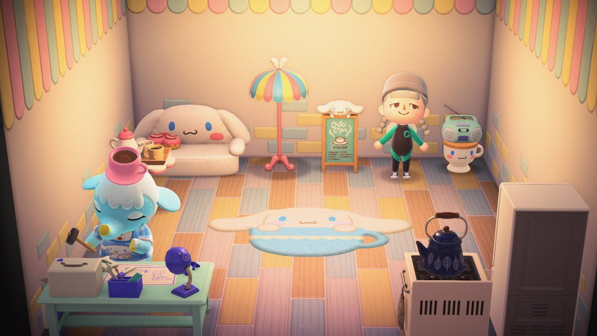 フィーカちゃんのシナモンルームすんごいかわいい🫨🩵