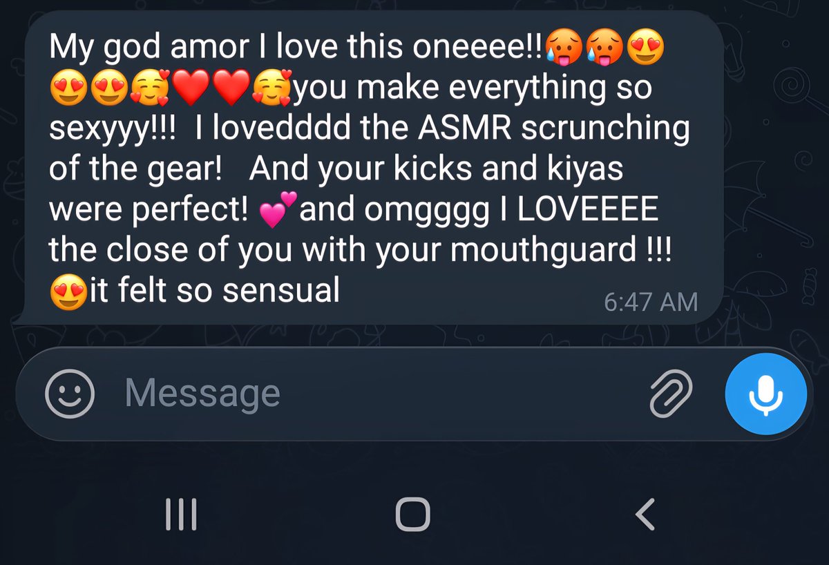 CombatGoddessS's tweet photo. Another satisfied 😌 customer https://t.co/yH6ijc7vEr