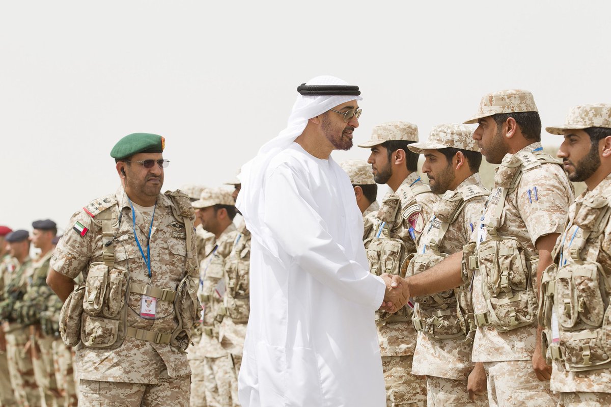 theIRGC's tweet photo. 🇦🇪 #UAE: Two service members were killed when a military helicopter crashed while attempting to shoot down an Iranian missile. Oops.

#IRGC Information Department https://t.co/QaxSQetPDB