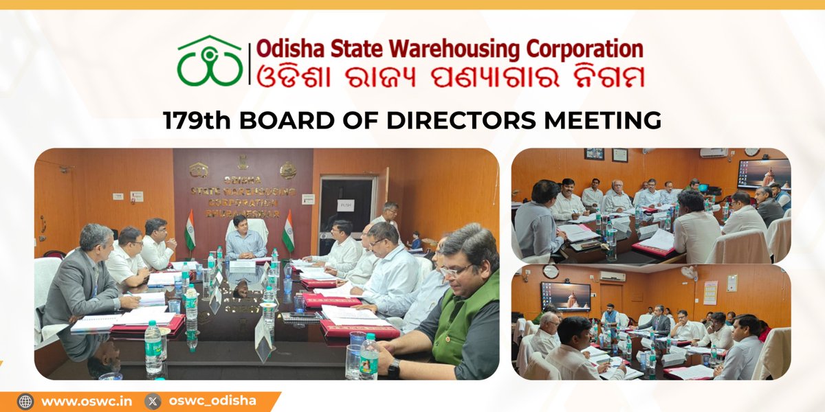 Odisha State Warehousing Corporation tweet media