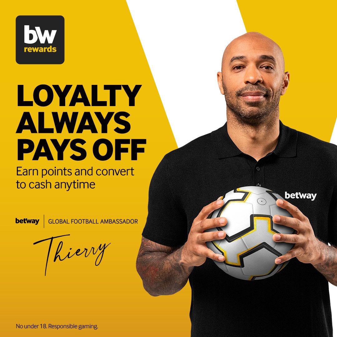 Princeapomah12's tweet photo. Loyalty really pays off 💰 Earn points and convert them to cash anytime. #Betway #BWRewards https://t.co/39qPOmdL6X