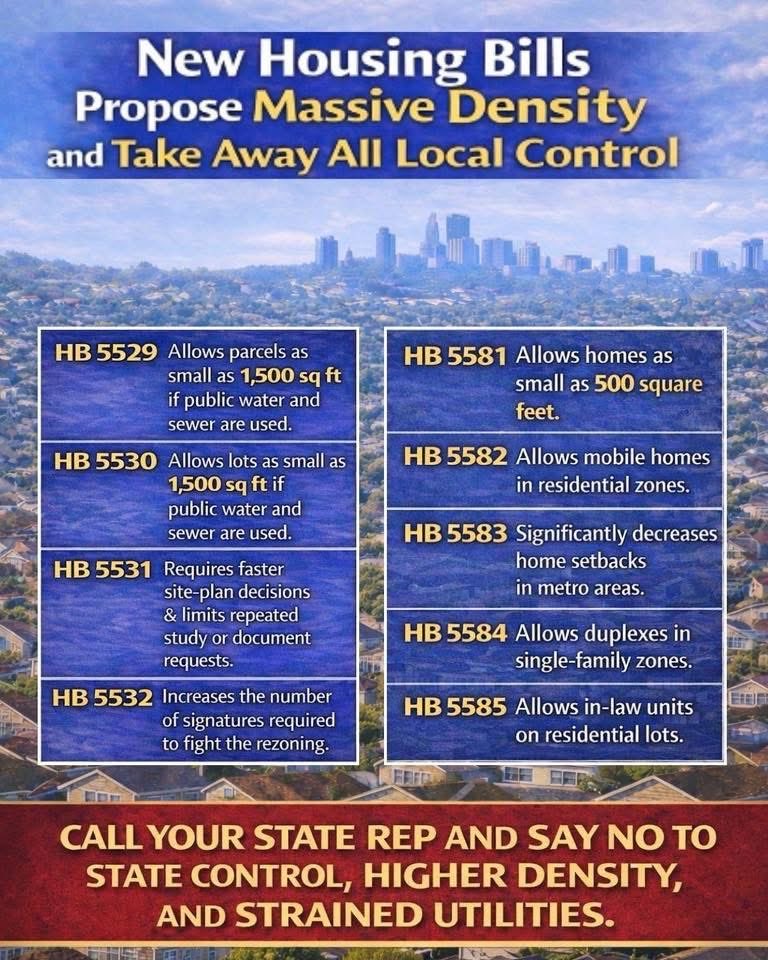 These housing bills about to be passed in Michigan are a Trojan Horse. The left will immediately build mobile home parks in swing Republican districts and it’s a billion dollar taxpayer giveaway to billionaires.