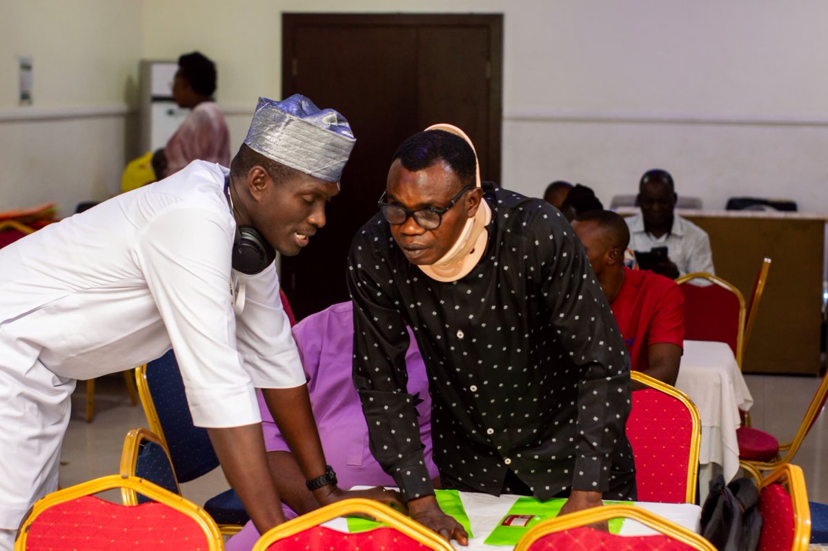 Ekitibpp's tweet photo. The Deputy DG. Mr. Omoniyi Adebayo, and Director of Civil Engineering Procurement, Mr. Samuel Ogundare, noted that the workshop is a step in the right direction during this period. They promised to make the best use of the knowledge gained in the workshop in their various offices https://t.co/mfbgHmu1MK