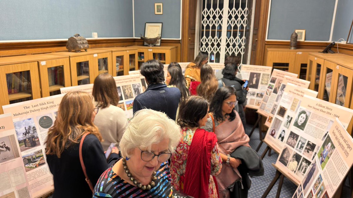 nkshealthltd's tweet photo. NKS celebrated International Women’s Day  in collaboration with the Indian Consulate on 06.03.26. Chaired by Naina Minhas,the evening featured the Legends of South Asian Heritage documentary, exhibition displays,and inspiring conversations celebrating women,culture,and community https://t.co/MLbB935GFH