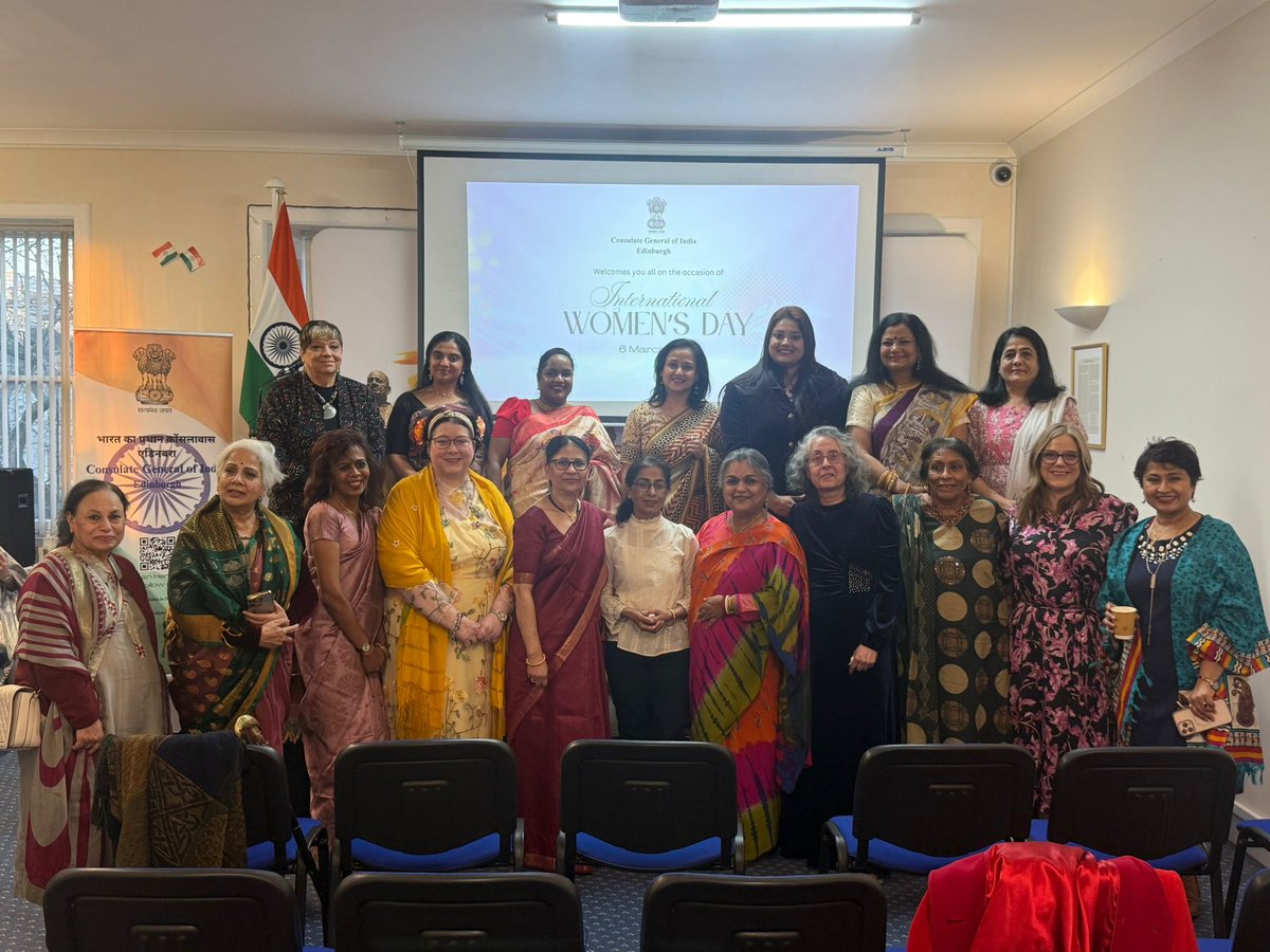 nkshealthltd's tweet photo. NKS celebrated International Women’s Day  in collaboration with the Indian Consulate on 06.03.26. Chaired by Naina Minhas,the evening featured the Legends of South Asian Heritage documentary, exhibition displays,and inspiring conversations celebrating women,culture,and community https://t.co/MLbB935GFH