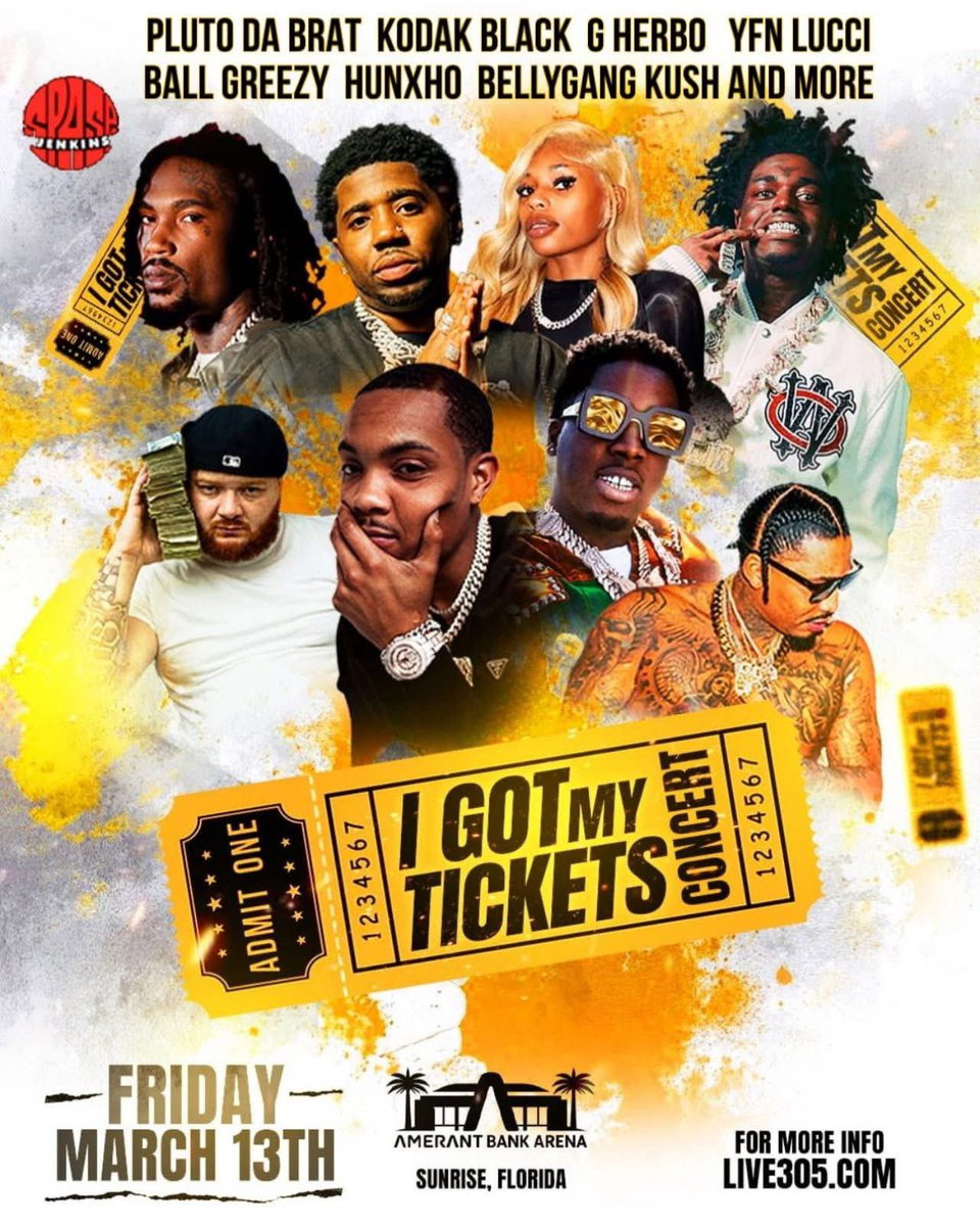 mikesmiff305's tweet photo. March 13th 

Broward Pop Out And Get Your Tickets

https://t.co/EJFr3aQQS5 https://t.co/JmWca6X11r