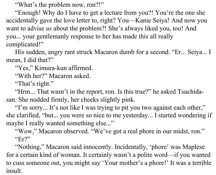 Man what the fuck is wrong with Macaron 😭