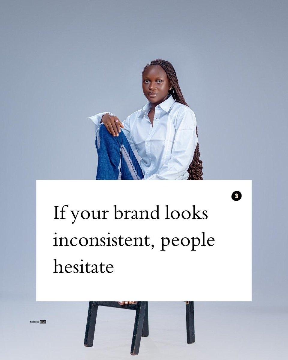 OlorodeVictoria's tweet photo. If people don’t understand your business in 5 seconds, you’re already losing opportunities.
Your brand visuals, website, and social media presence speak before you ever do.
The question is…what are they saying?

Swipe to read this message for growing businesses.
#business #brand https://t.co/aXbkBlmbvd