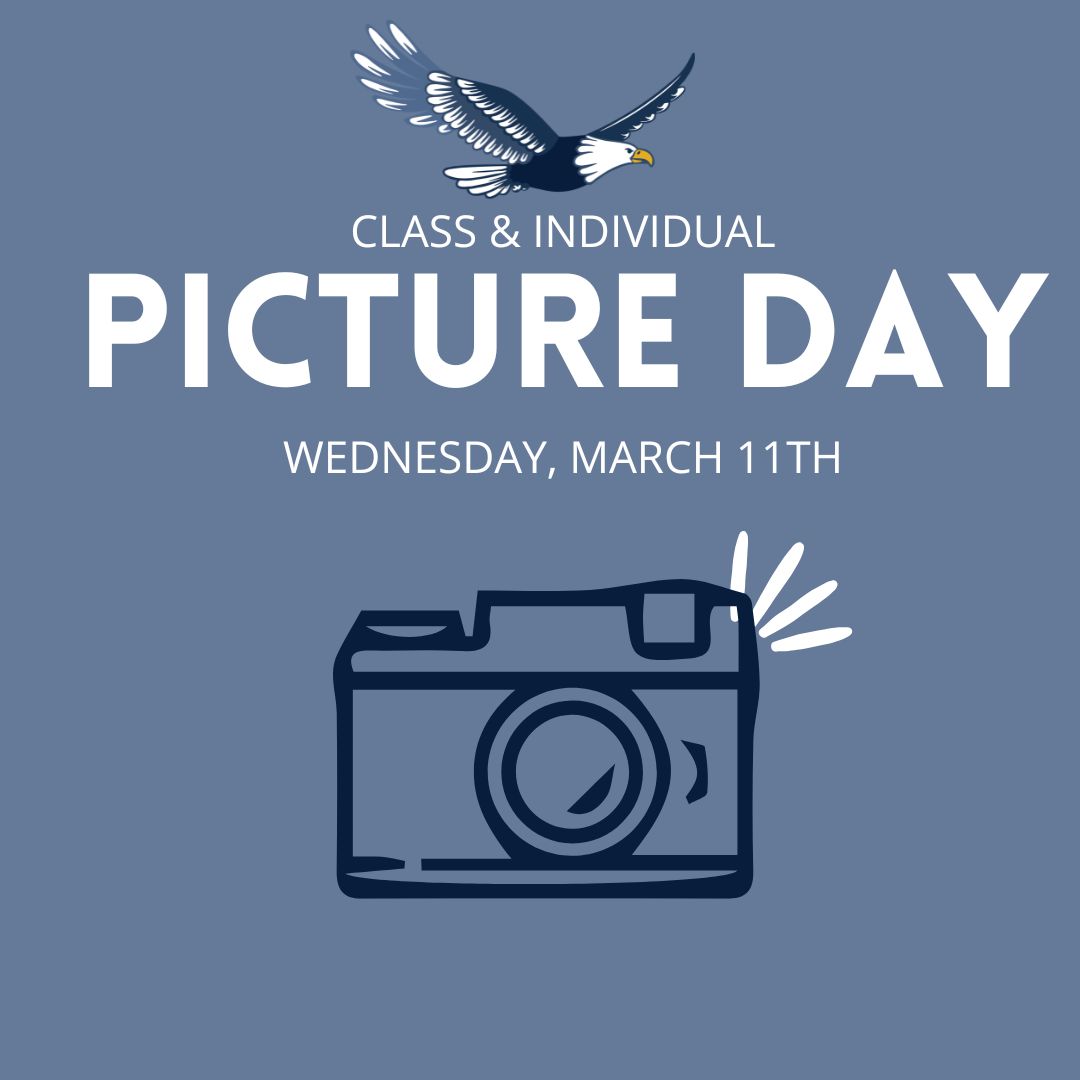 LTESEagles's tweet photo. Reminder: Class &amp; Spring Individual Picture Day is this Wednesday, March 11th. Bring those smiles! 😁📸 https://t.co/6FwbVNphqE