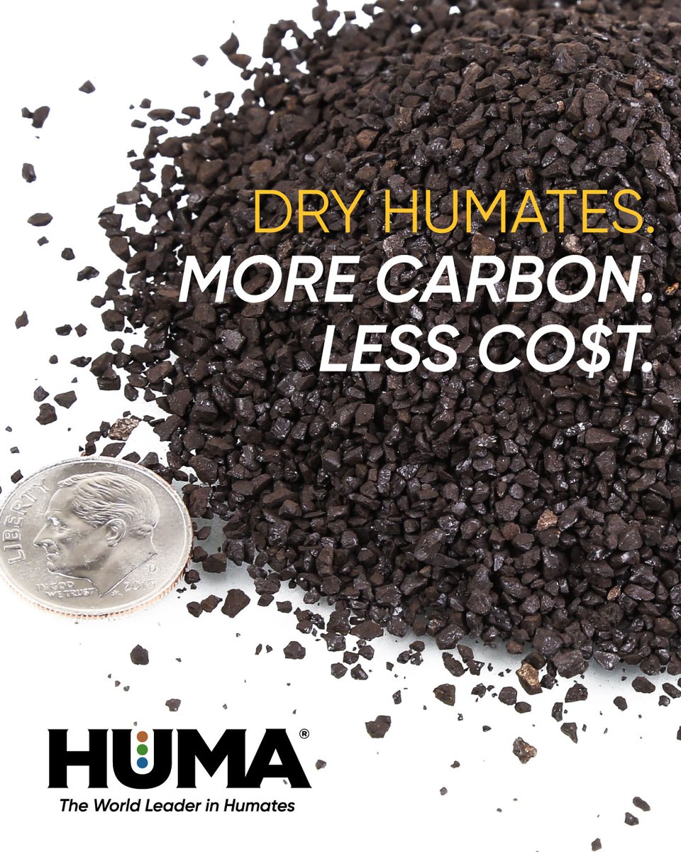 Huma_US's tweet photo. Healthy soil doesn't happen overnight, and lucky for you, payment doesn't have to be immediate! Get a truckload of OM 1-3mm at 49¢/lb with 0% interest or payment for 90 days with John Deere Financial! #CarbonBased #JDF #Farming #Humates #SoilHealth #Huma https://t.co/UrjQqDYtcj
