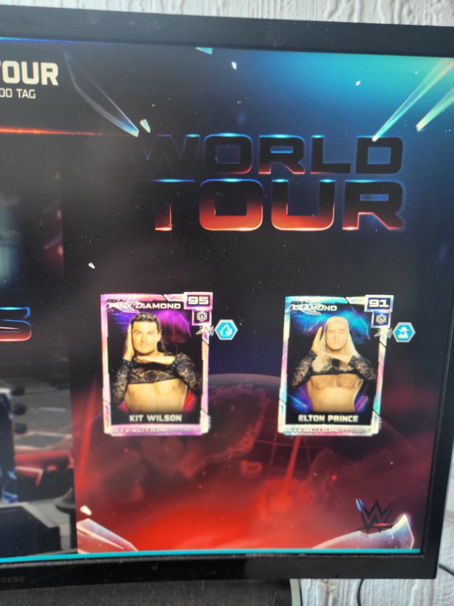 jaymeister8484's tweet image. #wwe2k26 #ridiculous #why 

So if anyone is playing world tour and the best we can get is sapphire cards and u come against this which is stated as  4 star its ridiculous 

I'm giving up on it for now as no cards are good enough 

Just shows gonna be pay 2 win what a shame!!