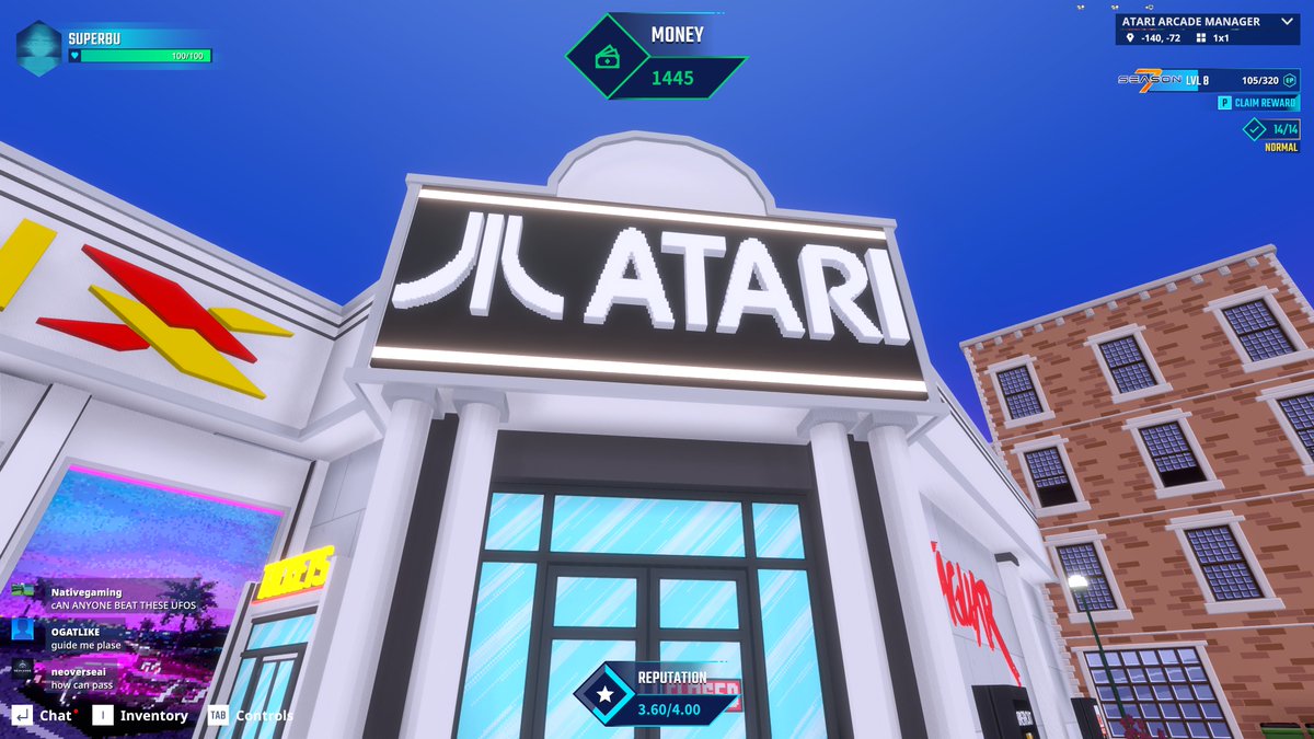 ID check passed—made it into the Atari club in The Sandbox Season 7. <a href="/TheSandboxGame/">The Sandbox</a>  tsbga.me/TheSandbox #Season7