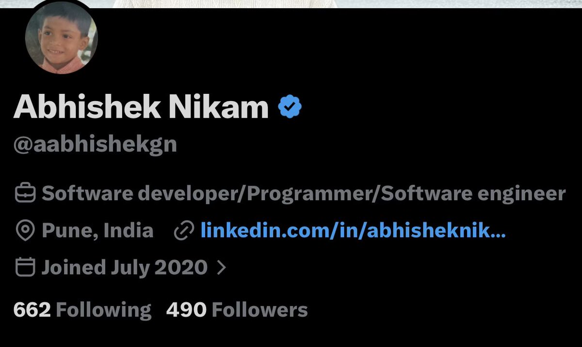 Abhishek Nikam tweet media
