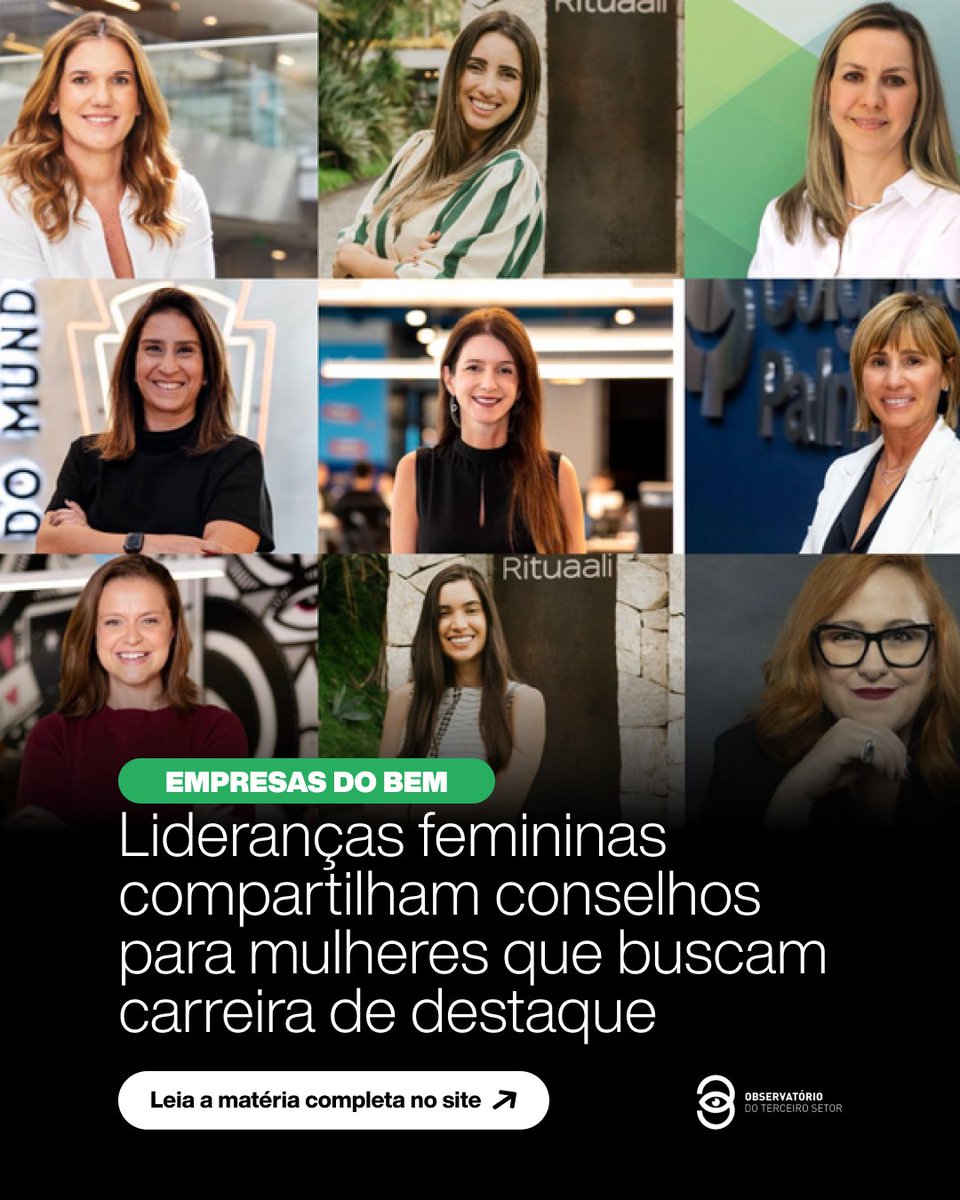 Executivas da The Kraft Heinz Company, Privalia, Colgate-Palmolive, Natura e Brado Logística compartilham conselhos para mulheres que querem crescer na carreira e ocupar espaços de liderança.

📷Leia a matéria no site do Observatório!

#LiderançaFeminina #MulheresNoMercado