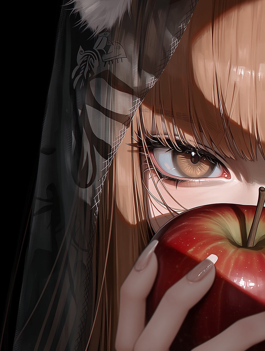 リンゴより熱い頬 
#Holodiary