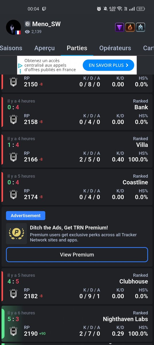 Meno_SW's tweet photo. 1) ��a, c'est ma façon de... Comment dire ça... Fuire la douleur provoquée par l'échec sur Rainbow Six Siege depuis quelques temps, mais hier j'ai clairement pété un câble, ça faisait un moment que je n'avais pas gueulé autant de fois et aussi fort après des potatoes de ma part.. https://t.co/lUfcG0LaGW
