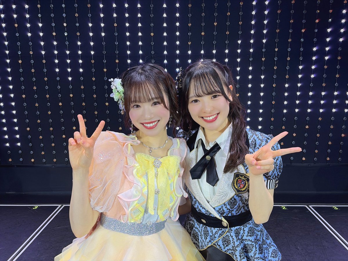 wakatan_nmb's tweet photo. #水田詩織卒業公演
詩織さんご卒業おめでとうございます🌸

本当にお世話になりました🌼
詩織さんと一緒に活動出来た期間は宝物です✨️いつも気にかけてくださって、何度も助けて頂きましたし、かっこいい背中でずっと私の憧れの存在でいてくださって本当にありがとうございました!!大好きです🥹 https://t.co/gC3PJPdblW