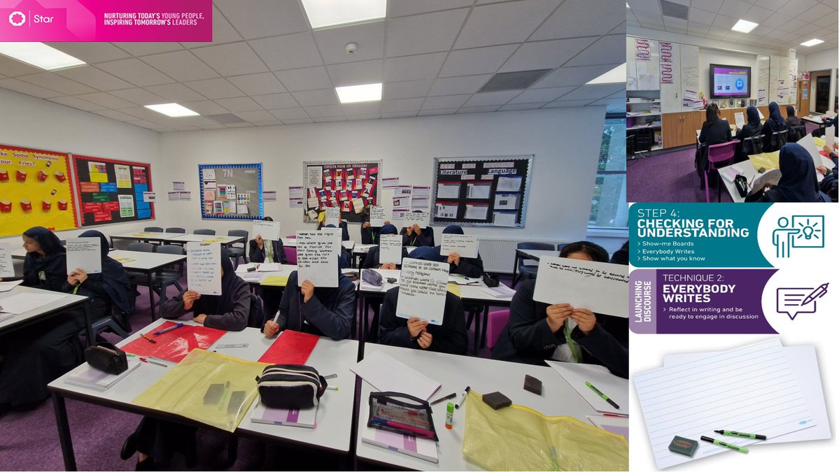 edengirlsslough's tweet image. Colleagues at EGS use show me boards to check for pupil understanding. #TeachLikeAStar #TeachingAndLearning #ShowMeBoards #TeamEnglish #WeAreStar