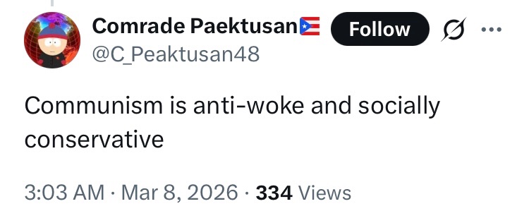 jonnycollage's tweet photo. These guys still holding onto disgraced and disproven MAGAcommunism like a tattered childhood blanket. Just go be a orthodox catholic tsarist bro like the half of your discords who have already openly defected to the right. https://t.co/Uyl8XHI9tU