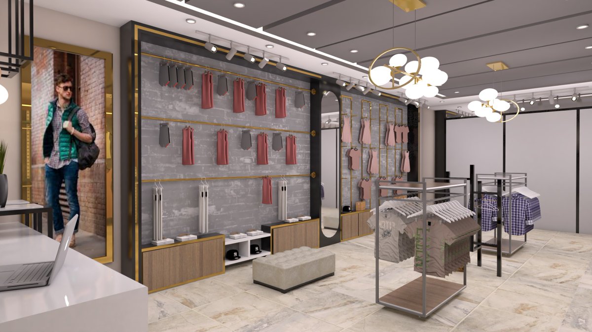 تصميم محلات تجارية tweet media