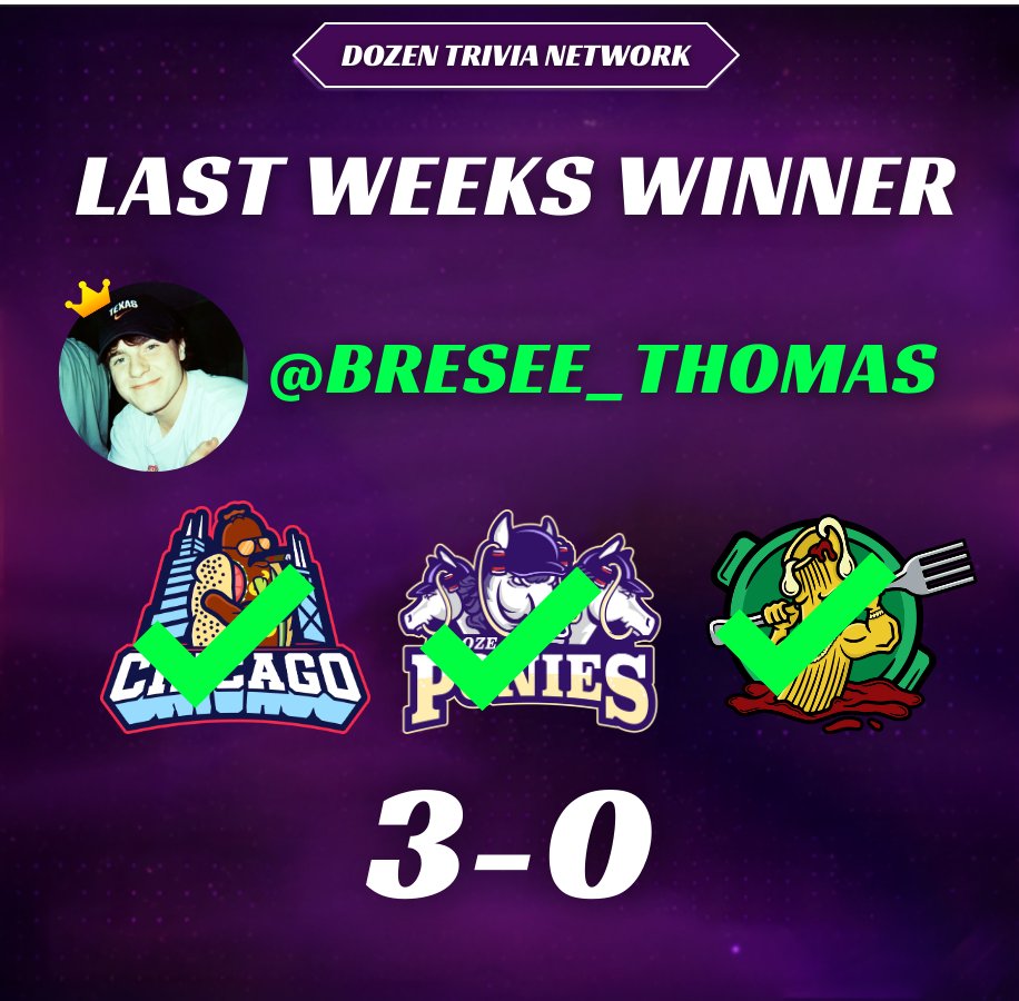 DOZEN TRIVIA NETWORK tweet media