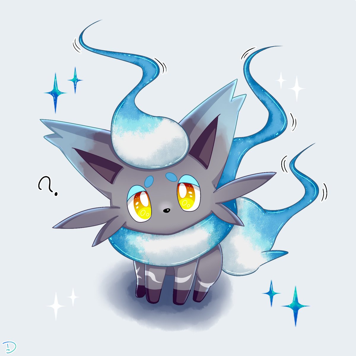 Tsu_k00's tweet photo. ちらっ……🦊❔

#ポケモンイラスト  
#pokemonfanart  #HisuianZorua https://t.co/2fDx0FDRuY