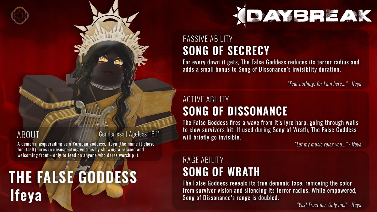 Meet one of the new killers dropping with the release of Daybreak: Remisted's open alpha test!