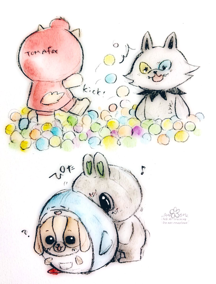 🦊vs🐺　🥚🐇💕

#TOMAFOX #LYKYOU
#WESLEY #METAA
 #THEMALLLIFESTORESUMMERCATION