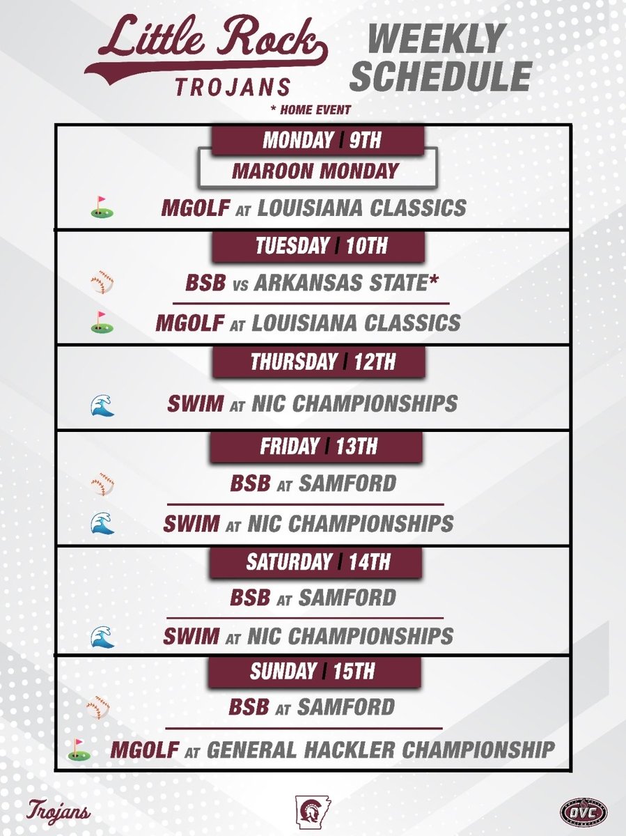 Little Rock Trojans tweet media