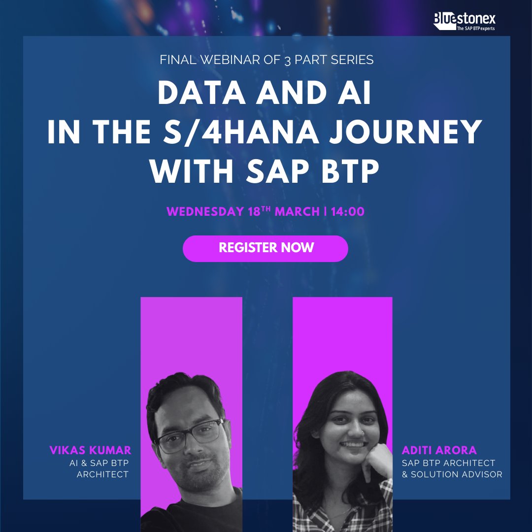 Bluestonex - SAP BTP Experts tweet media